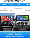 Mercedes Benz 12.3'' NTG5.0 System Touchscreen Wireless Carplay and Android Auto