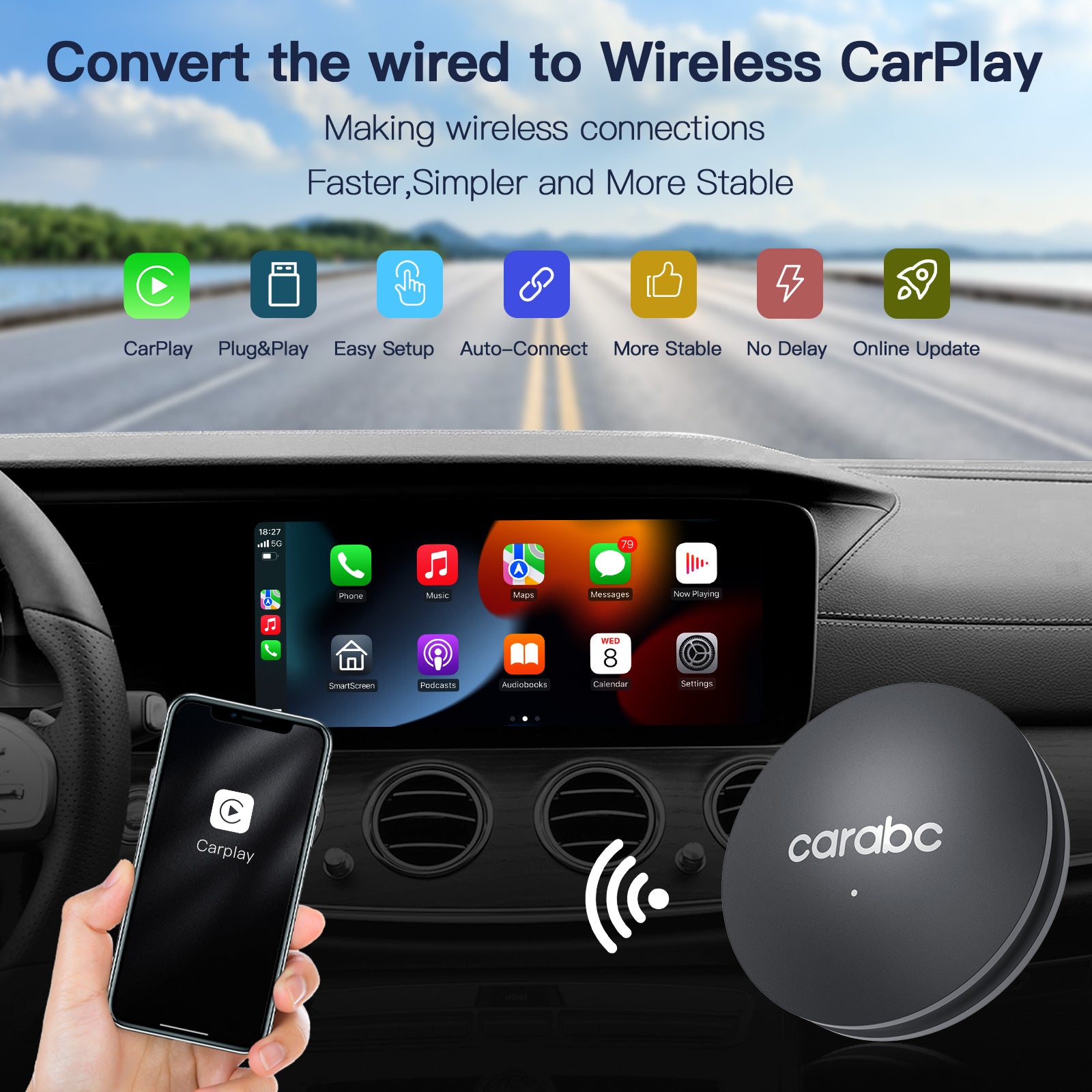 Беспроводной адаптер Carplay