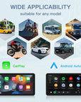 7" Wireless CarPlay & Wireless Android Auto Touch Screen - CARABC