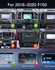 For Ford F-150、250 2016–2020 SYNC3 8″ to 12″ OEM-Style Lincoln Screen Upgrade