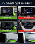 CarABC 13.2" Estéreo Android para Toyota RAV4 2019-2022 con CarPlay y Android Auto inalámbricos | Actualización de la unidad principal