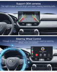 Carabc 13.2" Android 13 Car Stereo for Toyota RAV4 2019–2022 Wireless CarPlay & Android Auto Car Radio Upgrade