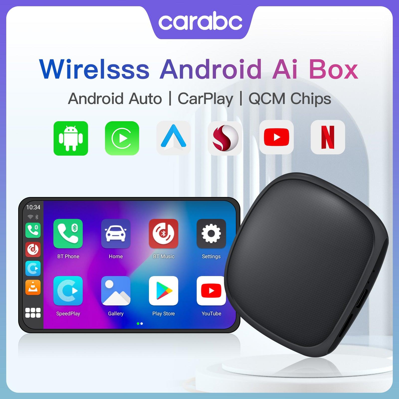 CARabc ワイヤレス CarPlay Android Auto アダプター - カーオーディオ