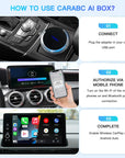 Carabc H5 AI Box Wireless Carplay Adapter - CARABC