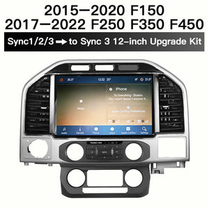 Ford F-150 F-250 F-350 F-450 12-inch SYNC 3 OEM-style touchscreen upgrade kit