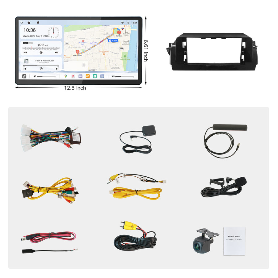 Carabc 13.2" Android 13 Car Stereo for Toyota Camry 2021–2024 Wireless CarPlay & Android Auto Car Radio Upgrade