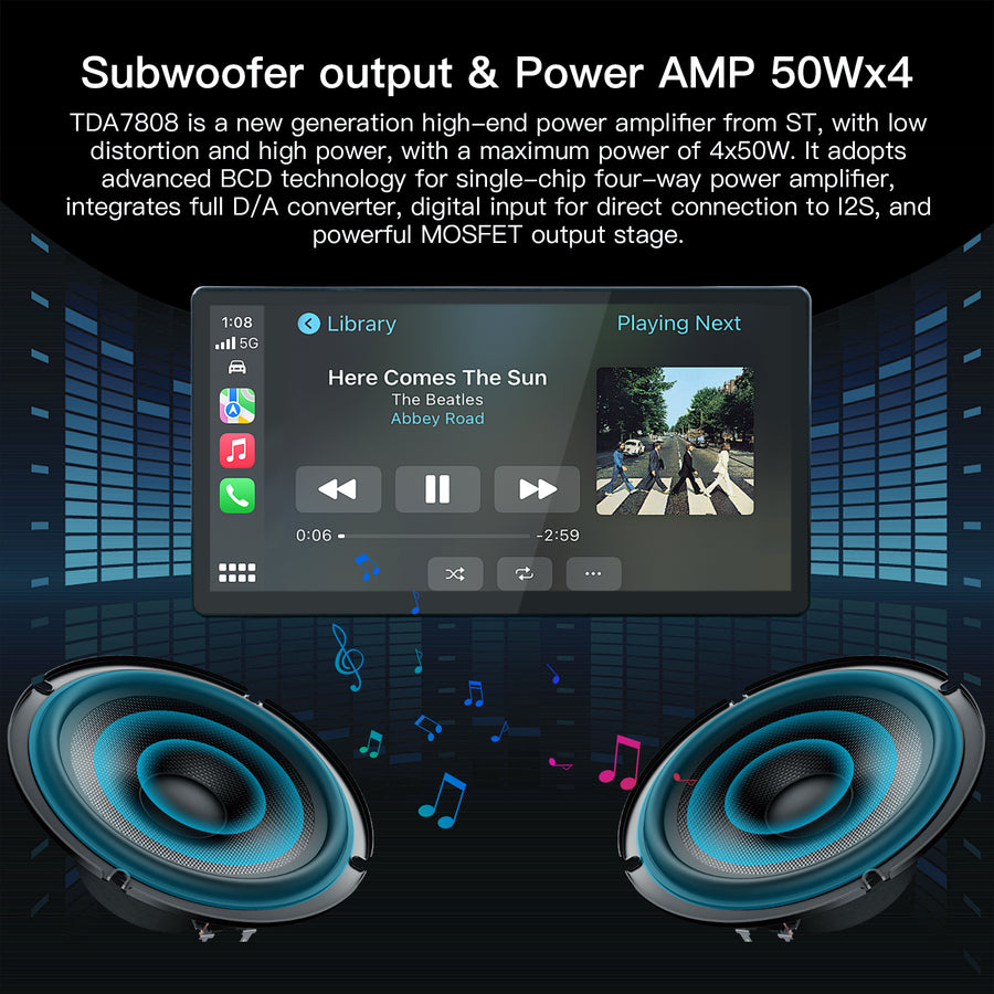 Carabc 13.2" Android 13 Car Stereo for Toyota Camry 2021–2024 Wireless CarPlay & Android Auto Car Radio Upgrade