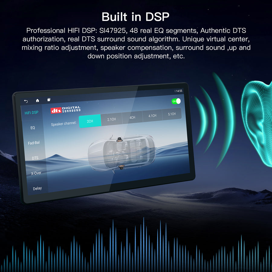 Carabc 13.2" Android 13 Car Stereo for Toyota Camry 2021–2024 Wireless CarPlay & Android Auto Car Radio Upgrade