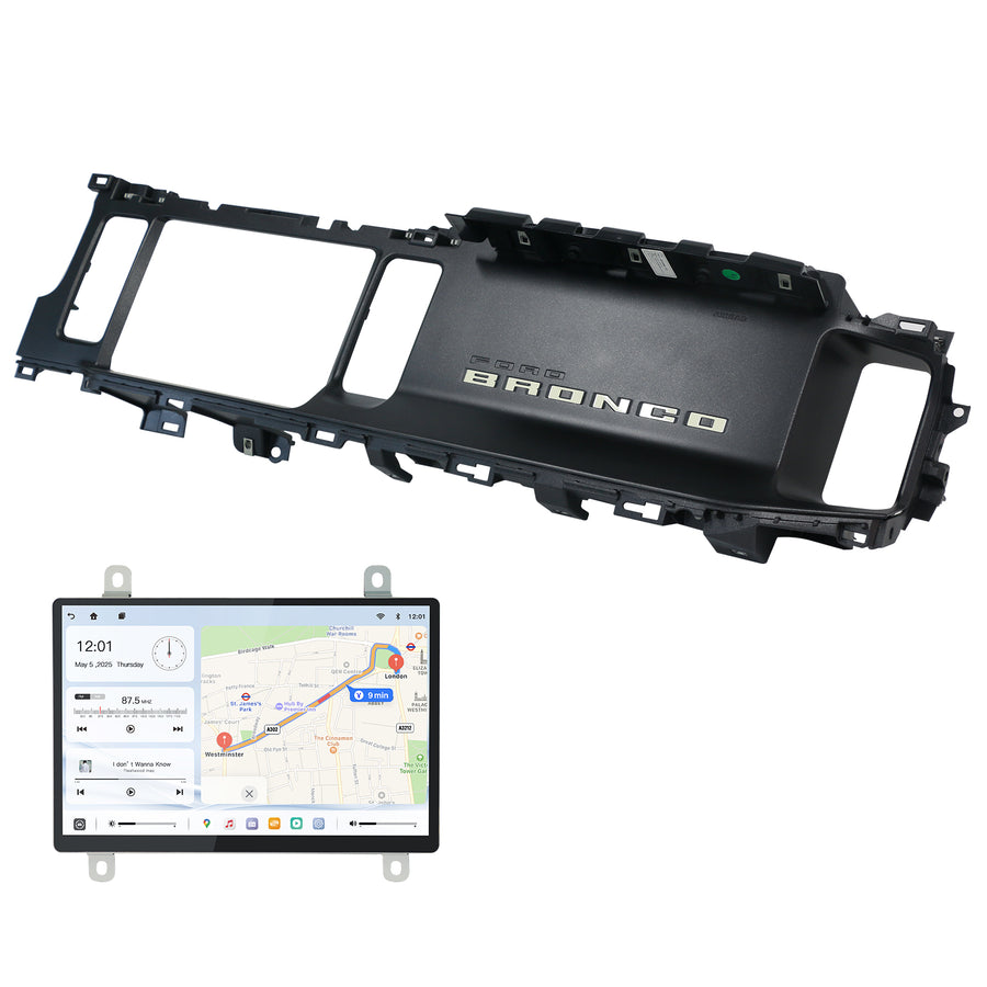 Carabc 12" Android 13 Car stereo Retains Sync4 for Ford Bronco 2021–2024 Wireless CarPlay & Android Auto CarRadio Upgrade