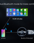 CARABC D1025 CarPlay Android Auto Touch Touch