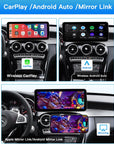 Mercedes Benz 12.3 inch Touchscreen Wireless Carplay and Android Auto