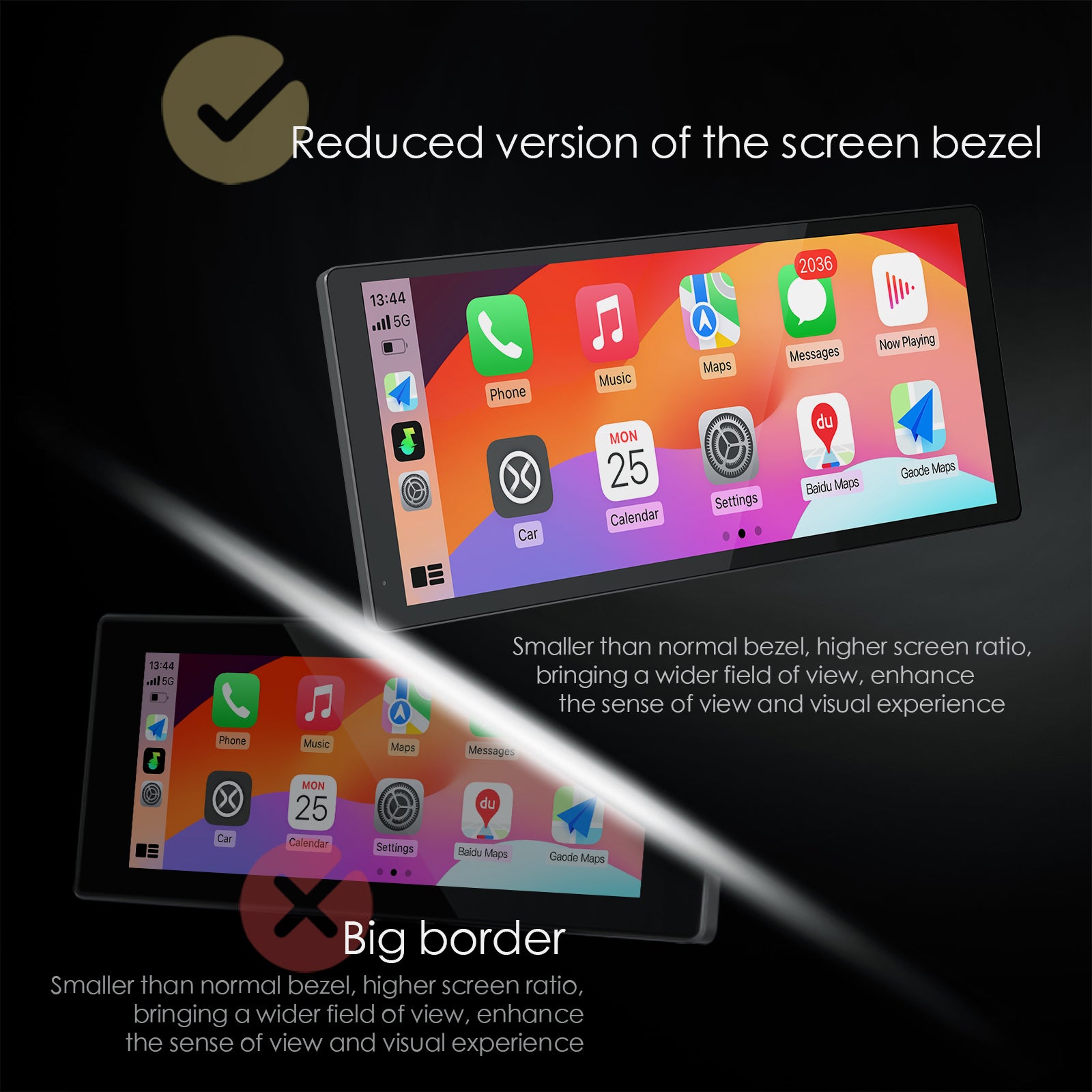 CARabc D1025 carplay&android auto Touch Screen