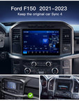 Ford F150 2021–2023 Sync4 Upgrade 8'' to 12'' Screen Replacement Retains Factory System