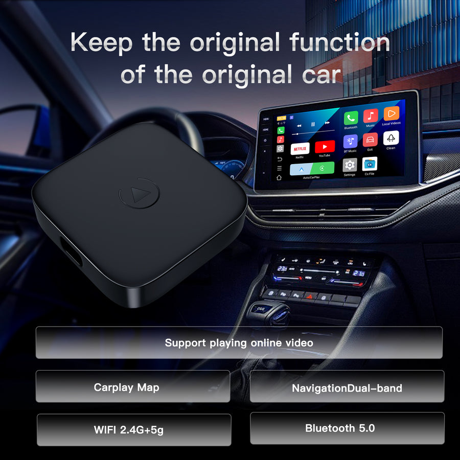 Carabc B2 Magic Box Wireless CarPlay & Android Auto Adapter