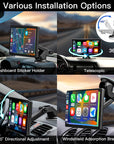 Pantalla táctil inalámbrica CarPlay y Android Auto de 9"