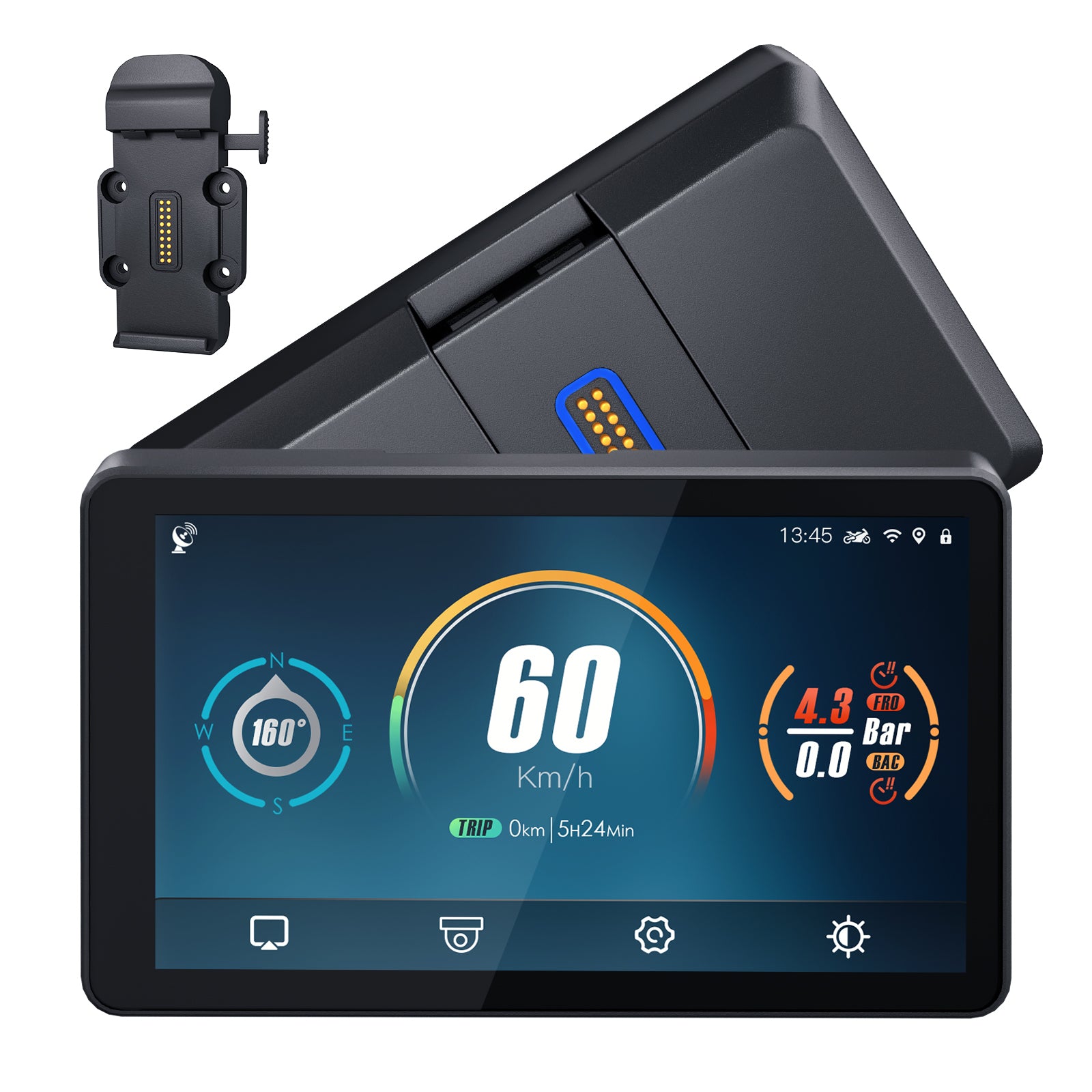 Carabc DM601C Universal 6" Motorrad CarPlay-Display