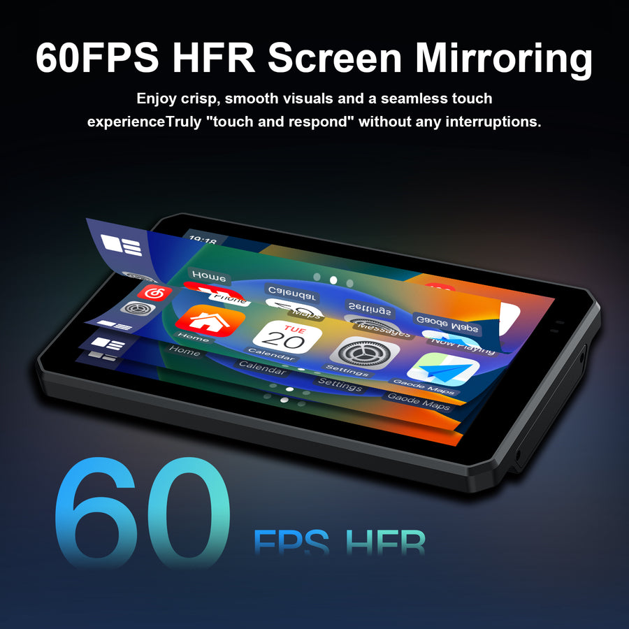 Carabc New DM601 Universal Motorcycle CarPlay Screen