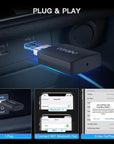 Carabc B1 USB ワイヤレス Carplay アダプター