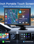 7 ‘’ portable magnetic connectivity  Carplay Android auto touch screen