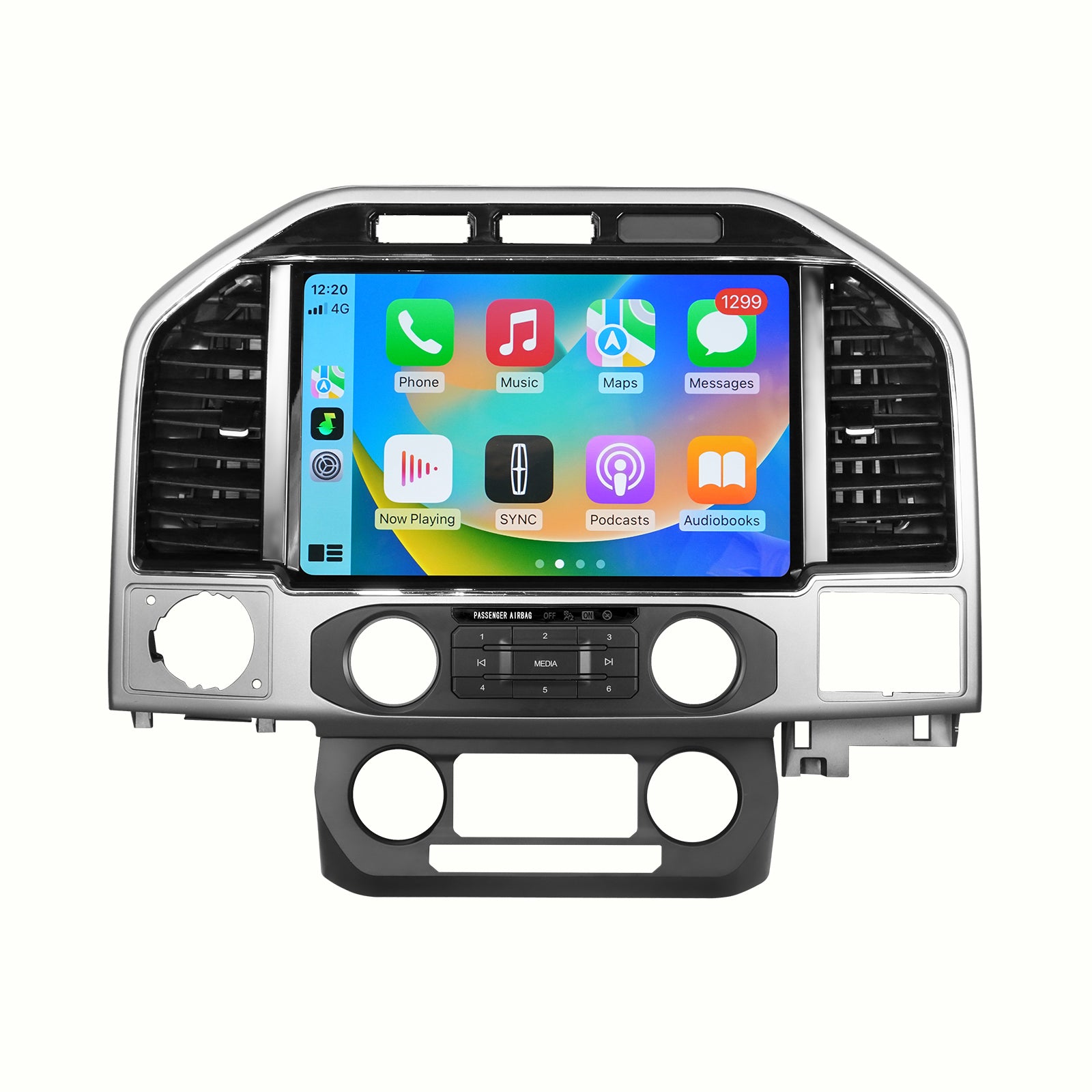 For Ford F-150 250 2015–2020 SYNC3 8″ to 12″ OEM-Style Lincoln Screen Upgrade