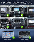For Ford F150 F250 2015-2020 Upgrade to Sync4 with 12'' Screen Upgrade kits