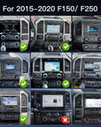 For Ford F150 F250 2015–2020 12" Android 13 Car Radio Upgrade | Compatible with SYNC1 SYNC2 SYNC3