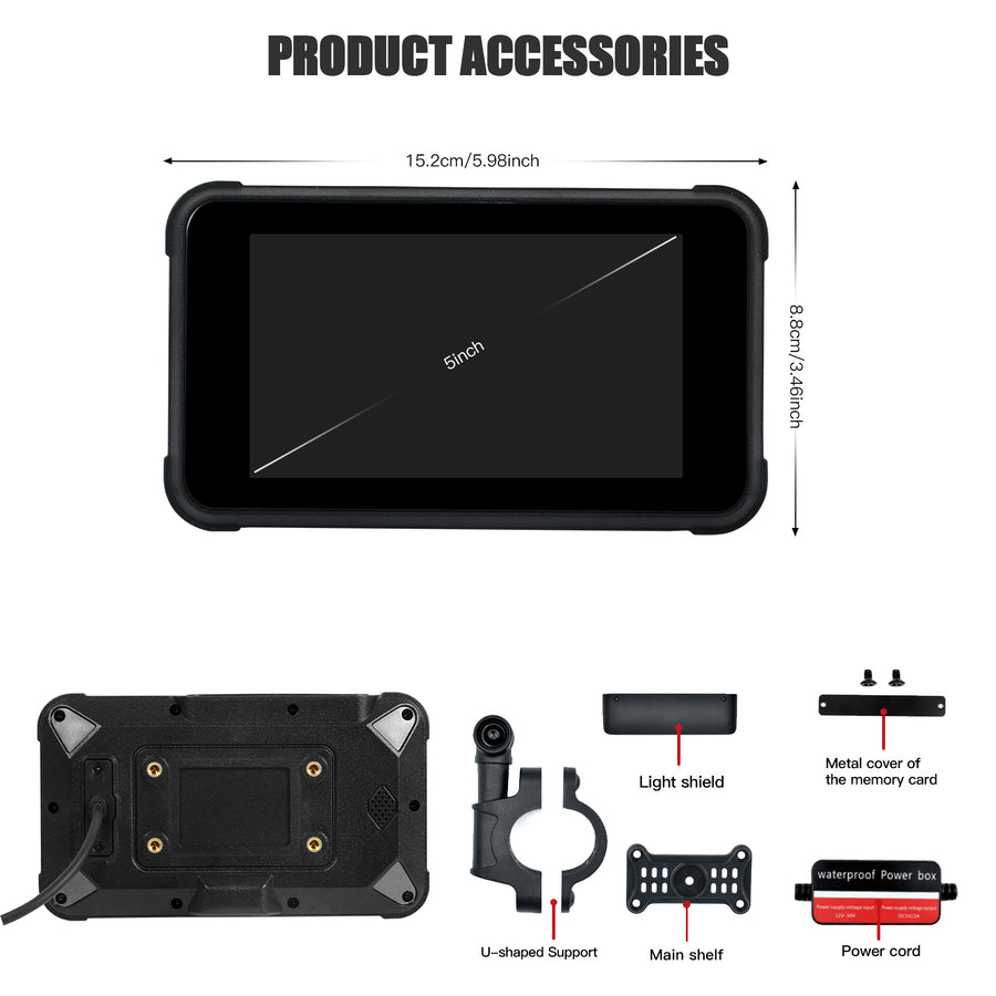 Carabc Moto carplay schermo Android Auto