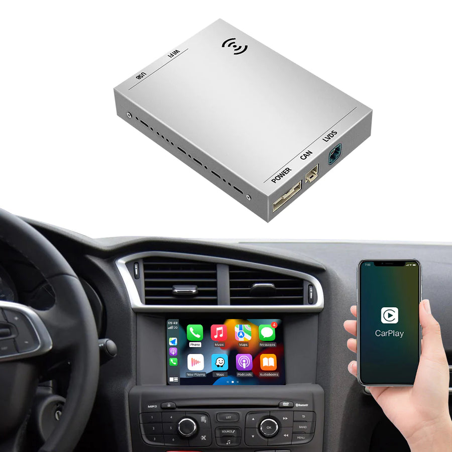Peugeot e Citroen SMEG e MRN Sistema NAC Wireless CarPlay Android Auto