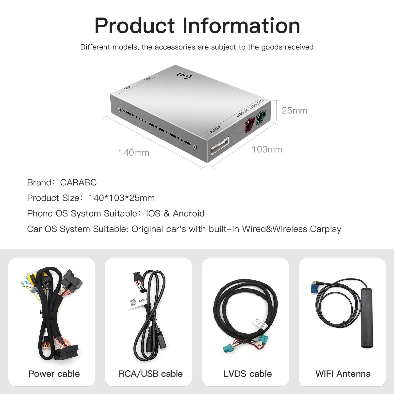 BMW with Wireless CarPlay & Android Auto - CARABC