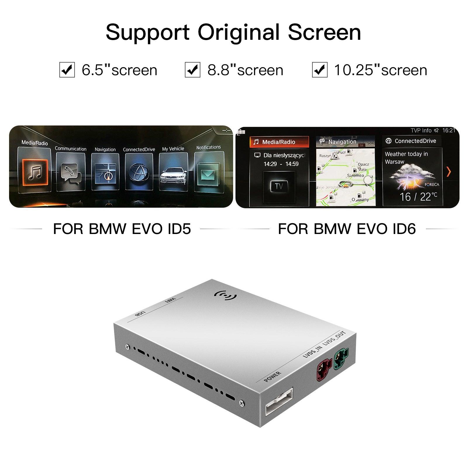 Wireless CarPlay For BMW Car NBT EVO System 1 2 3 4 5 7 Series X1