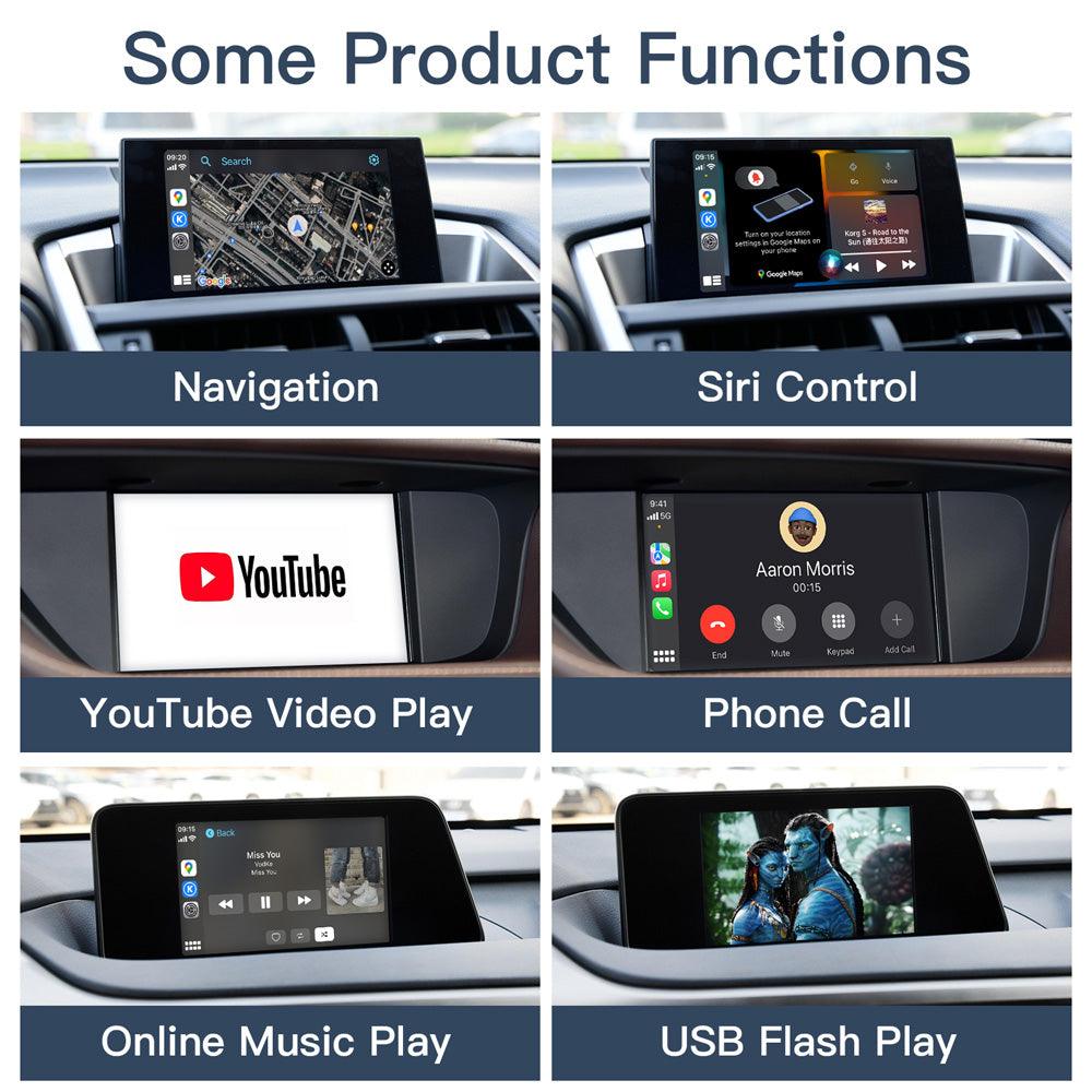 CARABC Wireless Carplay Android Auto For LEXUS 2014-2019 Support Youtube - CARABC