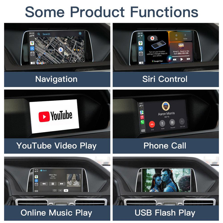 Wireless Carplay Android Auto Nachrüstsatz für NTG4.5 Mercedes Benz A C E  Class