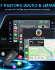 Carabc ML200 Wireless CarPlay&Android Auto Supports factory MirrorLink  for Toyota,Volkswagen