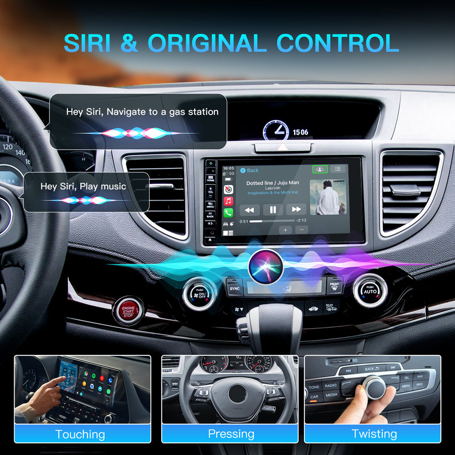 Carabc ML200 Wireless CarPlay&Android Auto Supports factory MirrorLink  for Toyota,Volkswagen