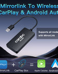 Carabc ML200 Wireless CarPlay&Android Auto Supports factory MirrorLink  for Toyota,Volkswagen