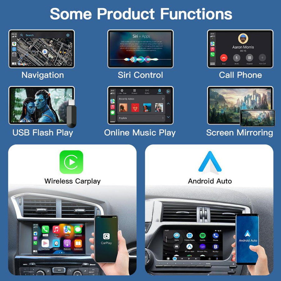 Peugeot&Citroen SMEG&MRN NAC System Wireless CarPlay Android Auto - CARABC
