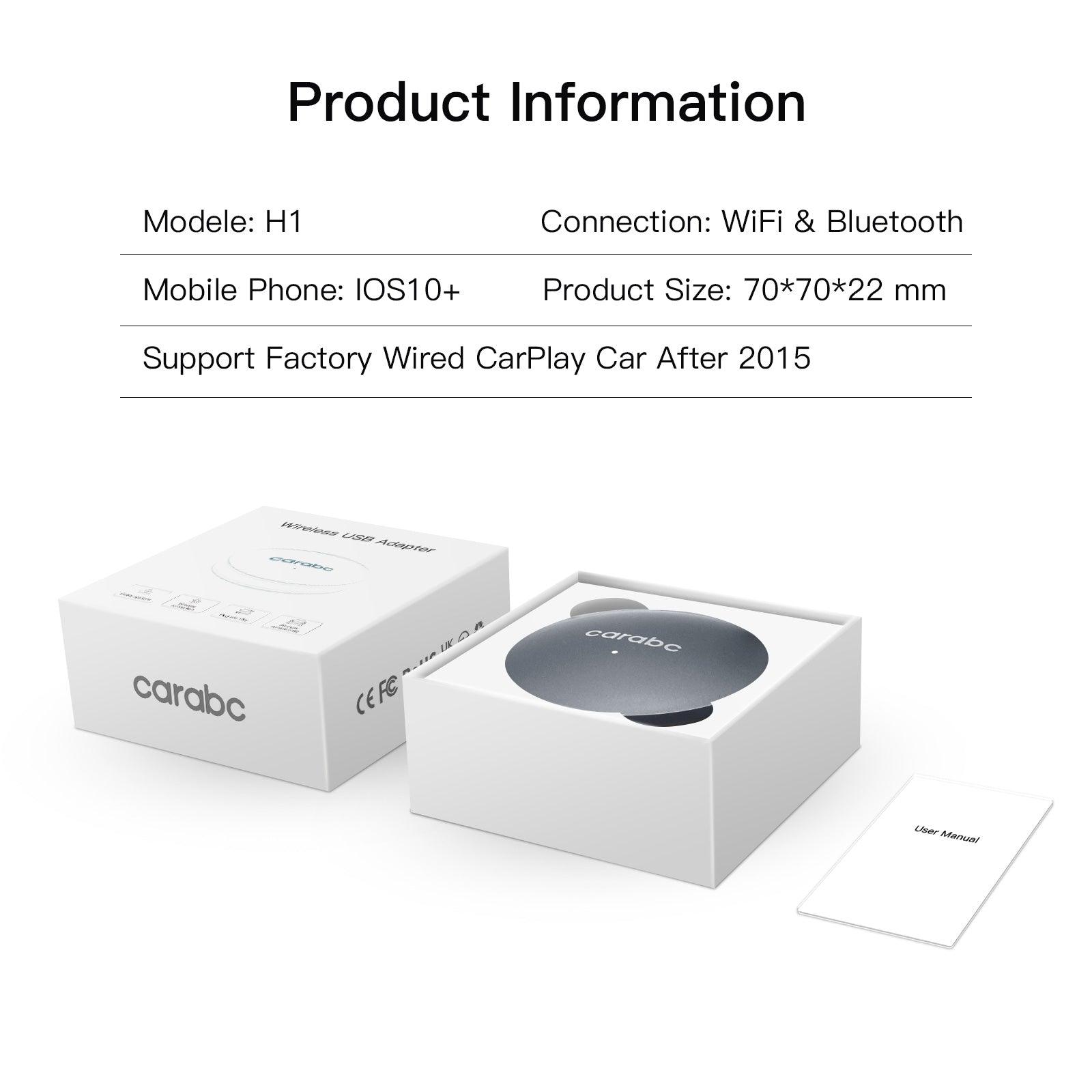 Wireless Carplay Adapter - CARABC