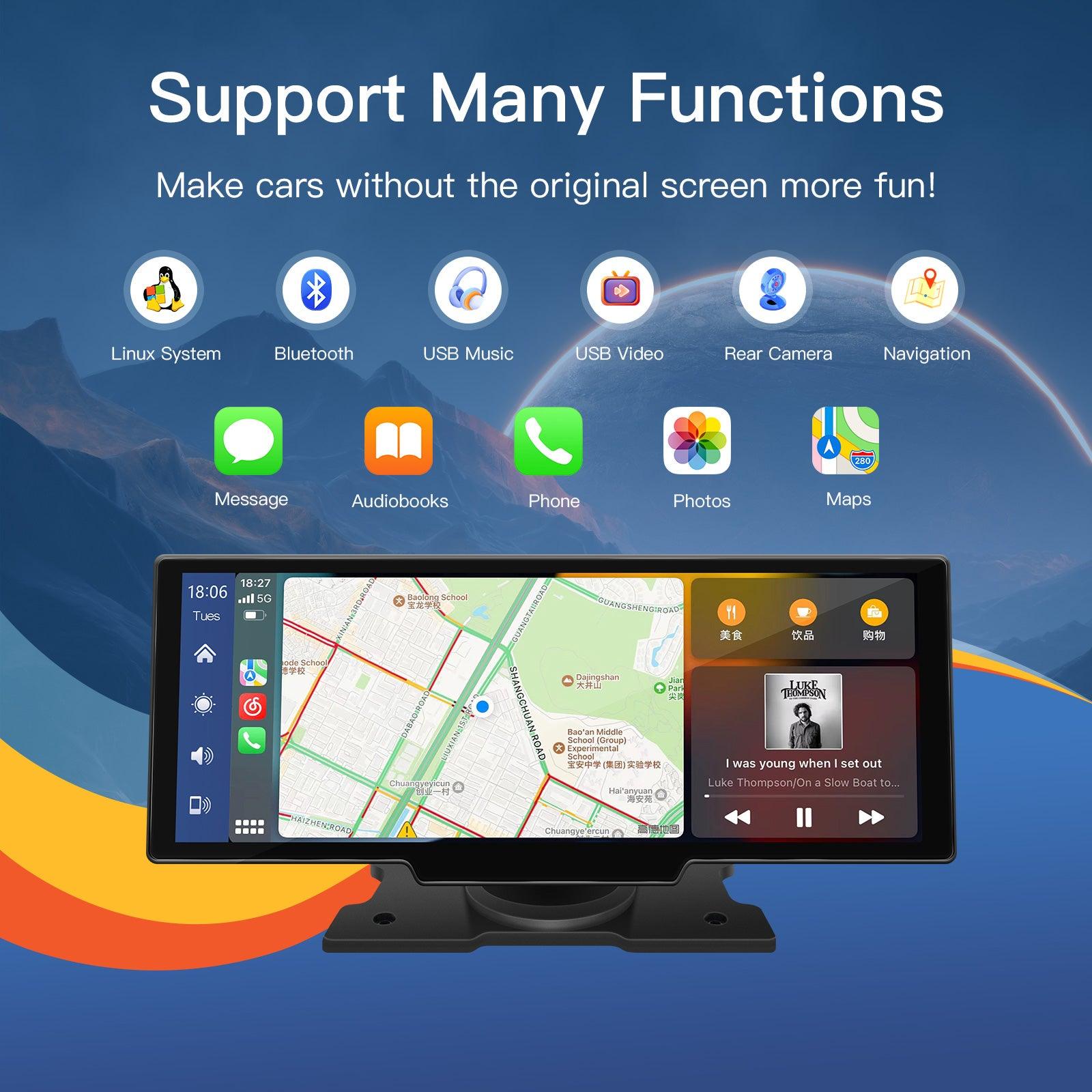 Module Android 9 Inch Car Screen 9.3 inch Wireless CarPlay & Android Auto IPS Touch screen – CARABC